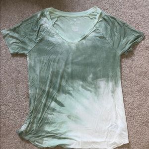 AE Green Tie Dye Tee